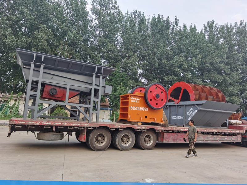 簡易制砂洗沙設(shè)備生產(chǎn)線