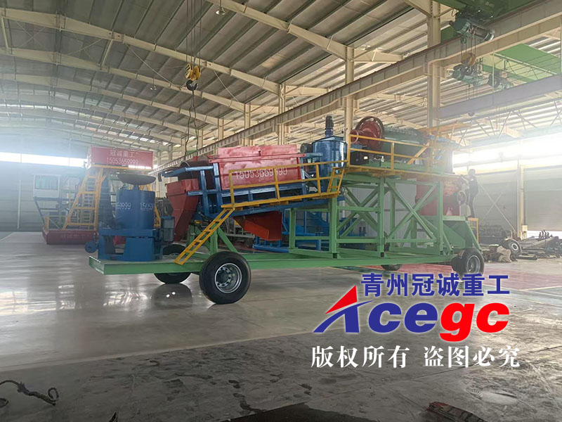 巖金礦選金生產線